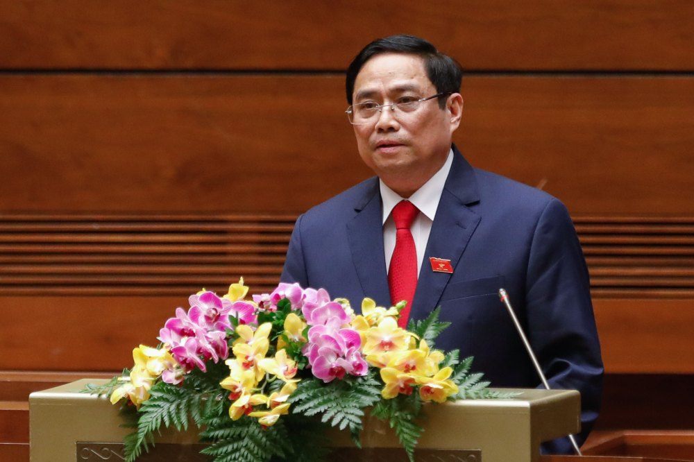 Thủ tướng Chính phủ Phạm Minh Chính phát biểu nhậm chức